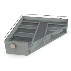 Water Treatment Filter Bed Cutaway HMI Symbol