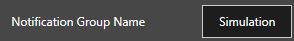 Notification Group Name