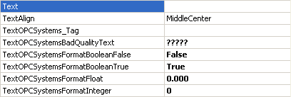 OPC Controls Button Properties 328