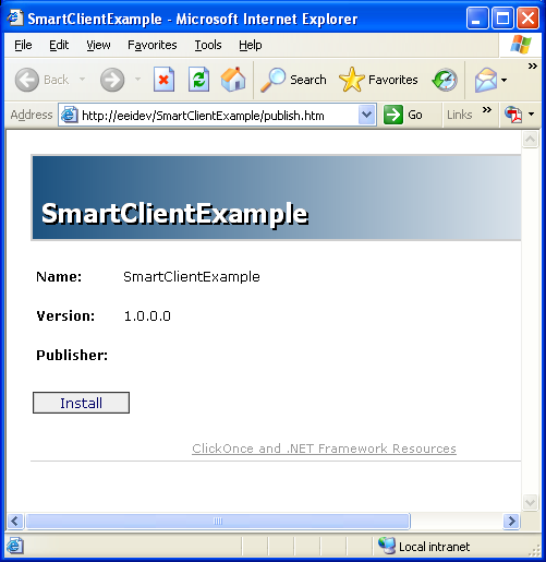 Smart Client Click Once Deployment 462